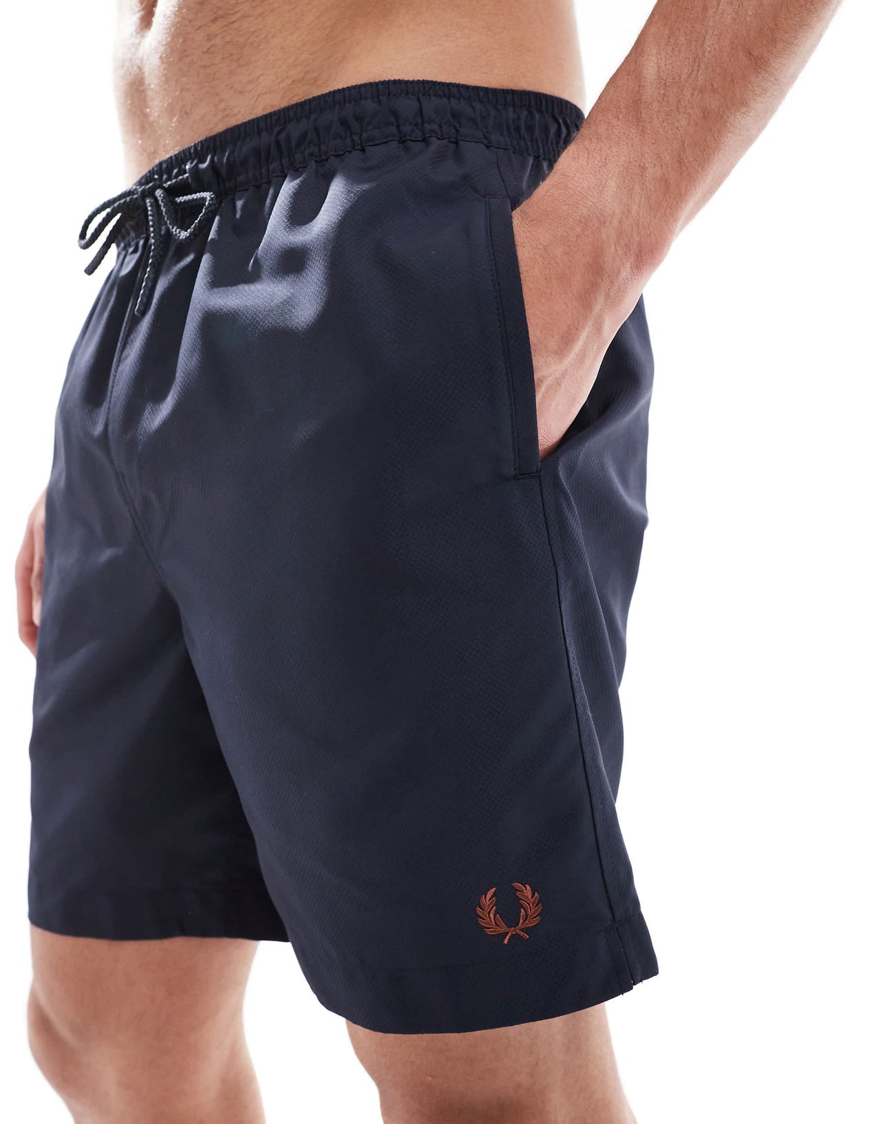 Fred Perry swim shorts in navy