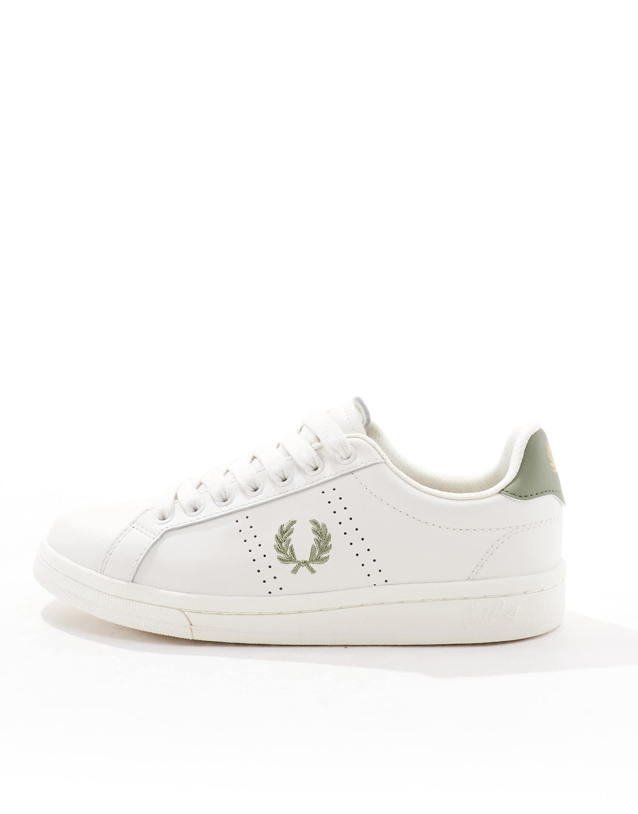 Fred perry B721 leather trainer in white