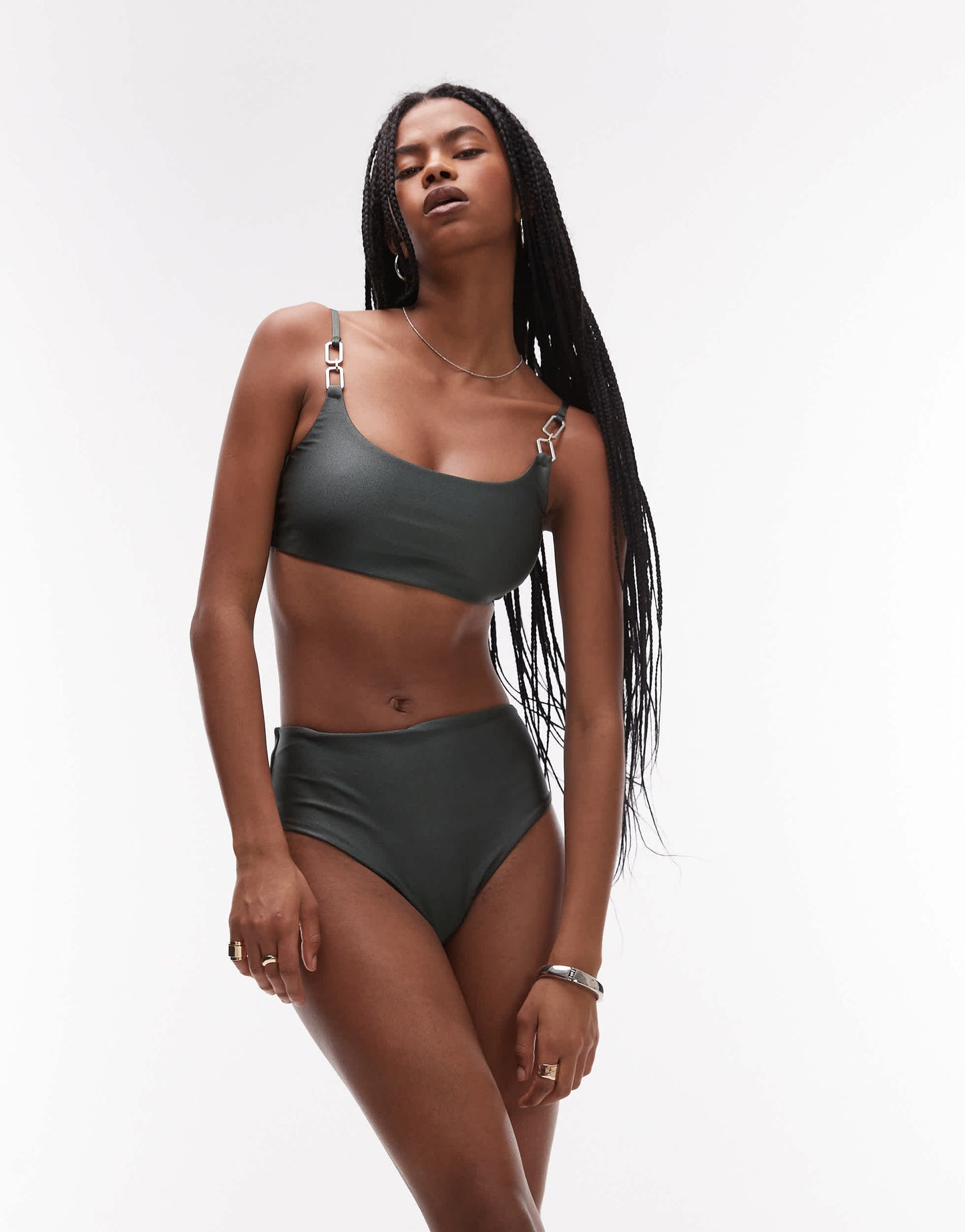 Allsaints talaria bikinibottom in fir green