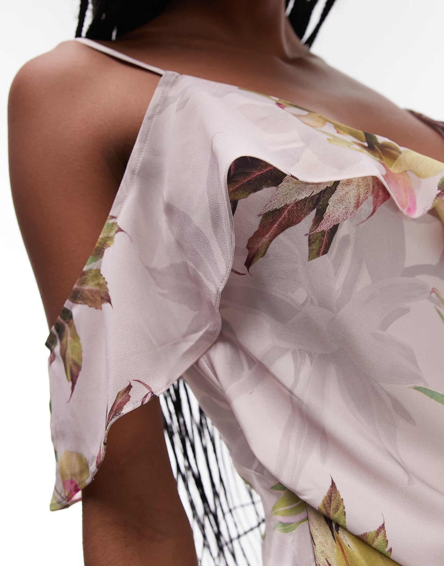 Allsaints Grace dress in adena soft pink - PINK