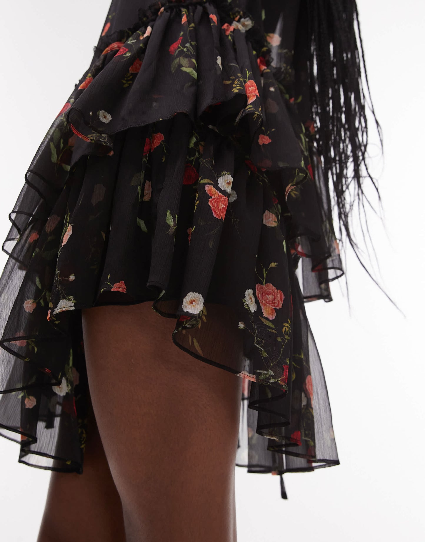 Allsaints rach dress in briar black