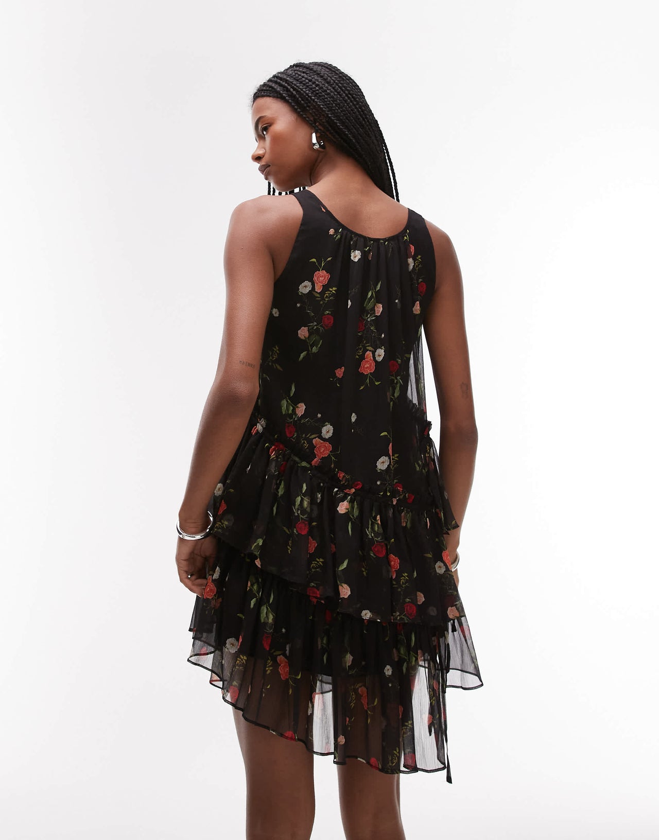 Allsaints rach dress in briar black