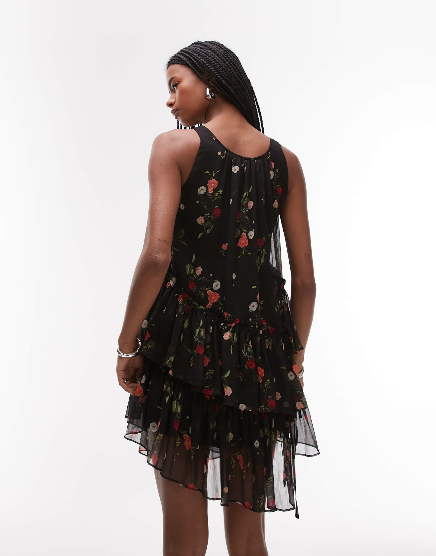Allsaints rach dress in briar black