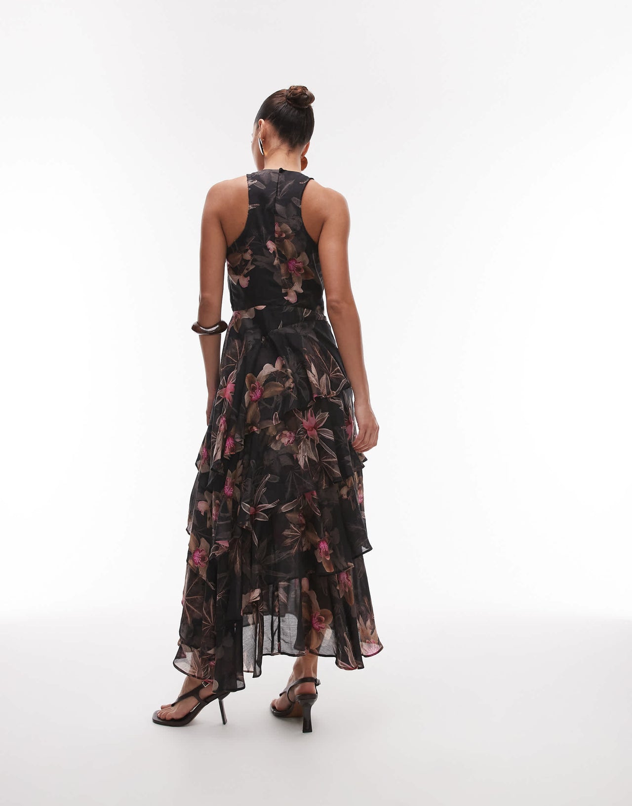 Allsaints cali dress in adena black