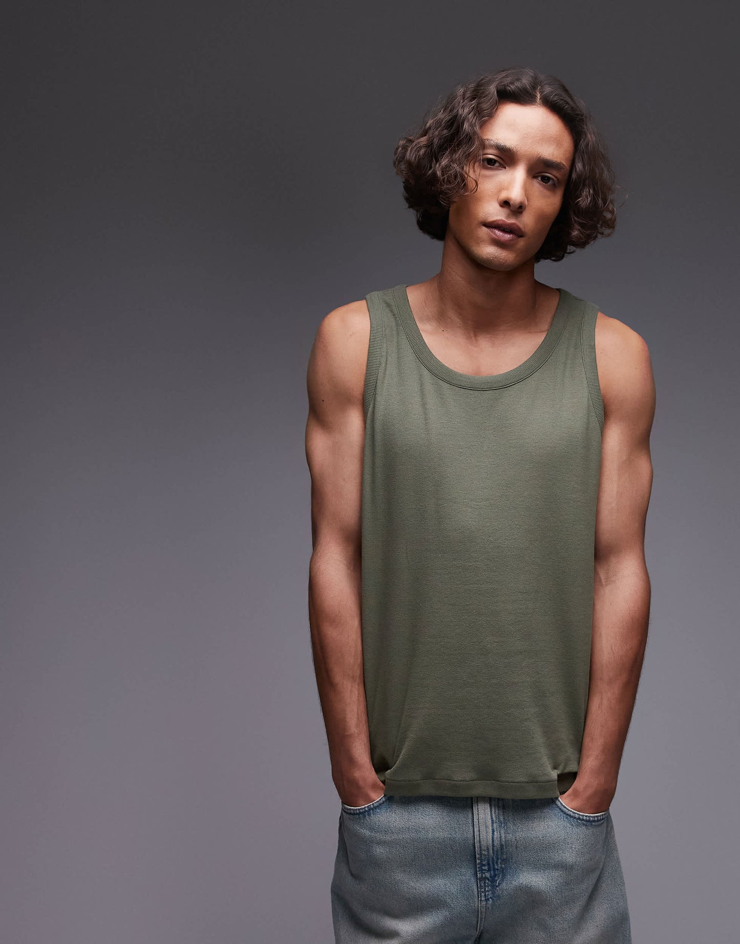 Allsaints edwards vest in eden green