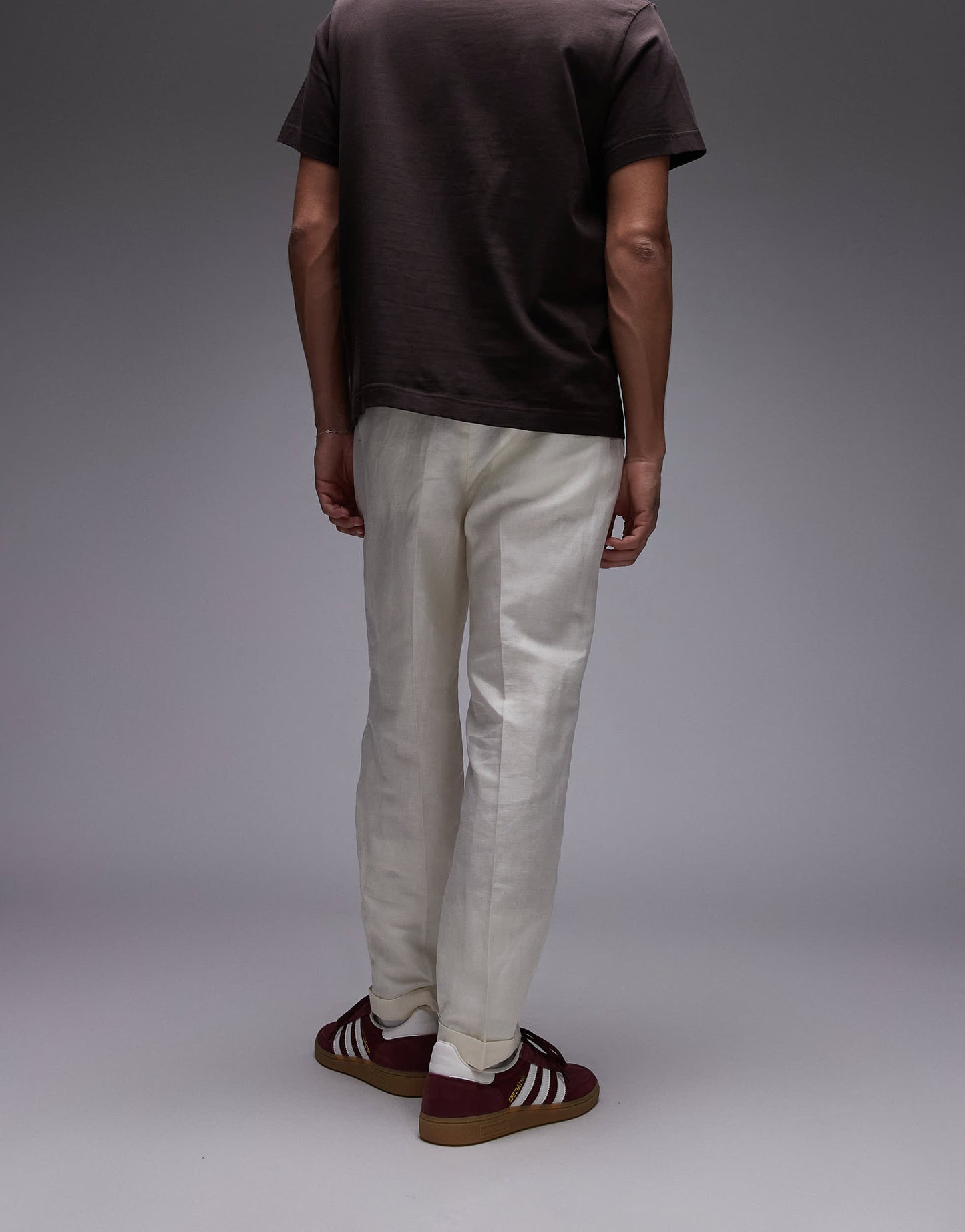 Allsaints cross tallis in wheatgrass taupe