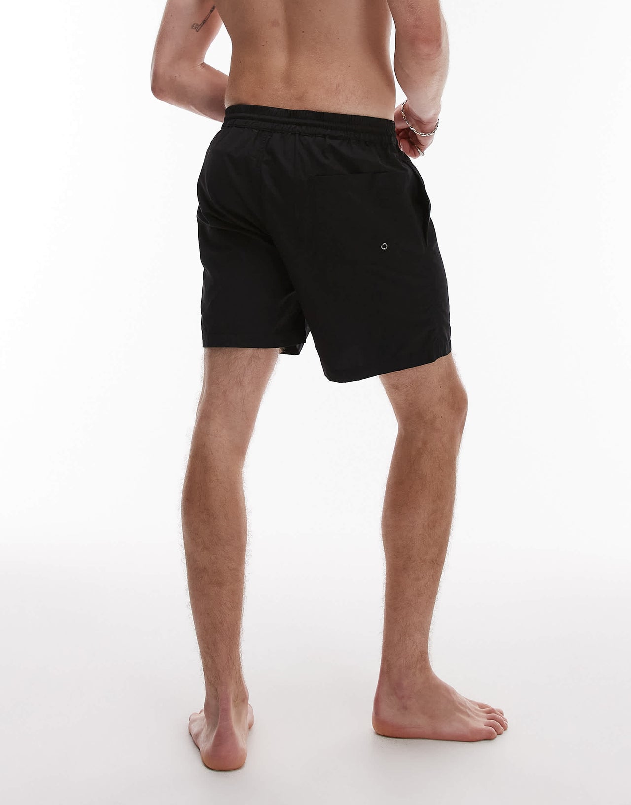 Allsaints orlando swimshort in jet black
