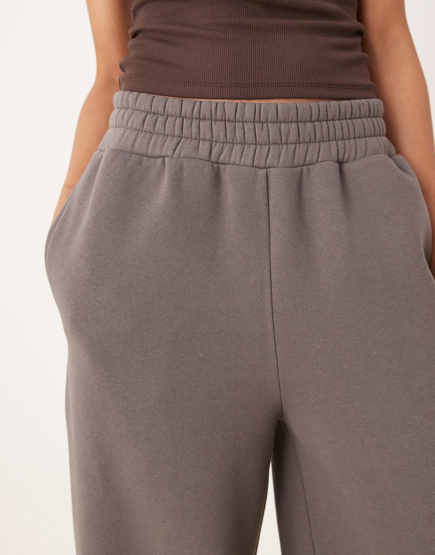 ASOS DESIGN Tall straight leg jogger in grey
