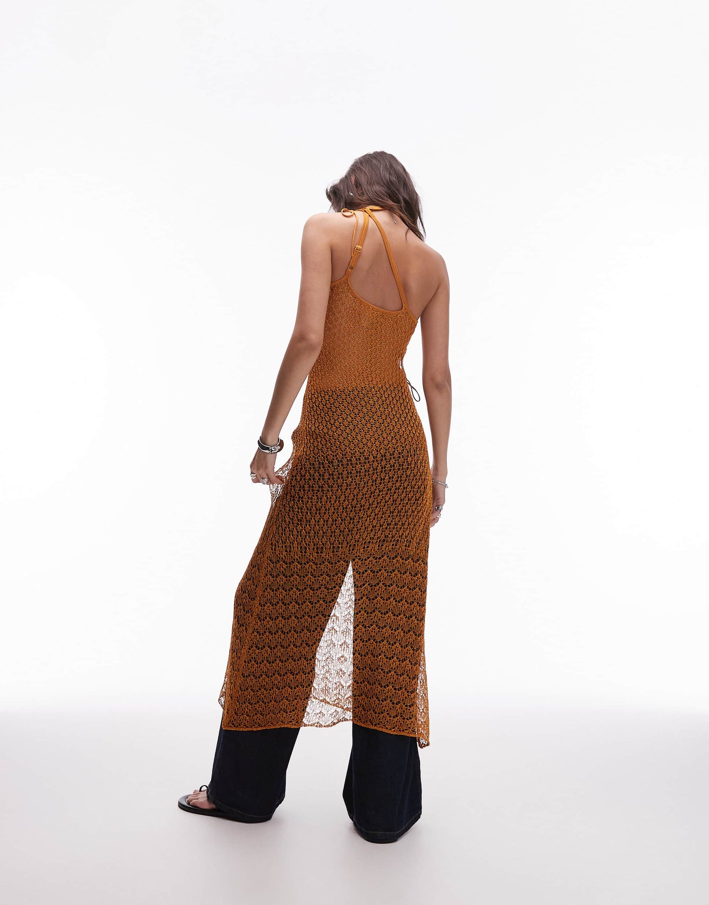 House of Sunny athena knit maxi dress in ember