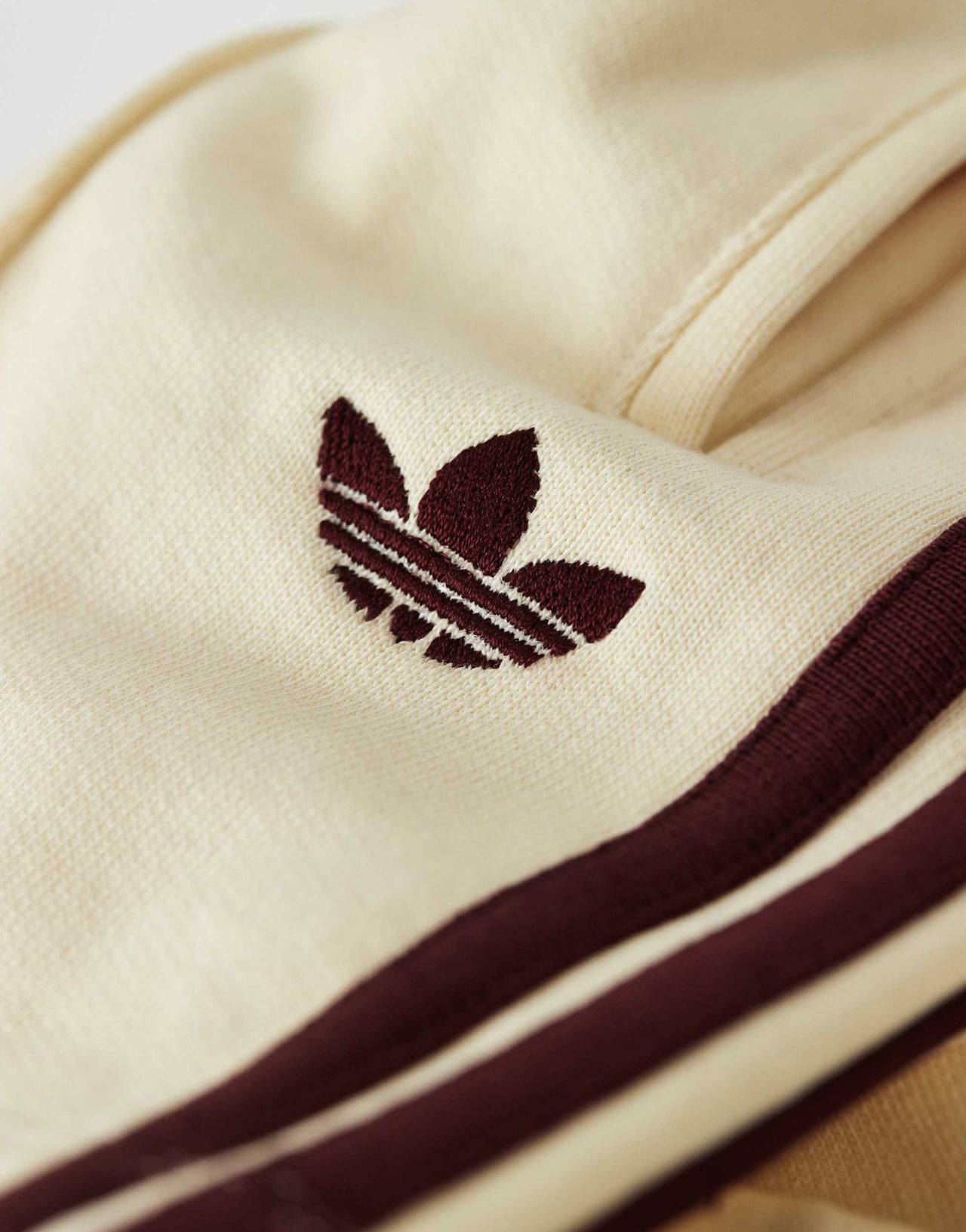 adidas Originals x ASOS jersey mini short in buttermilk