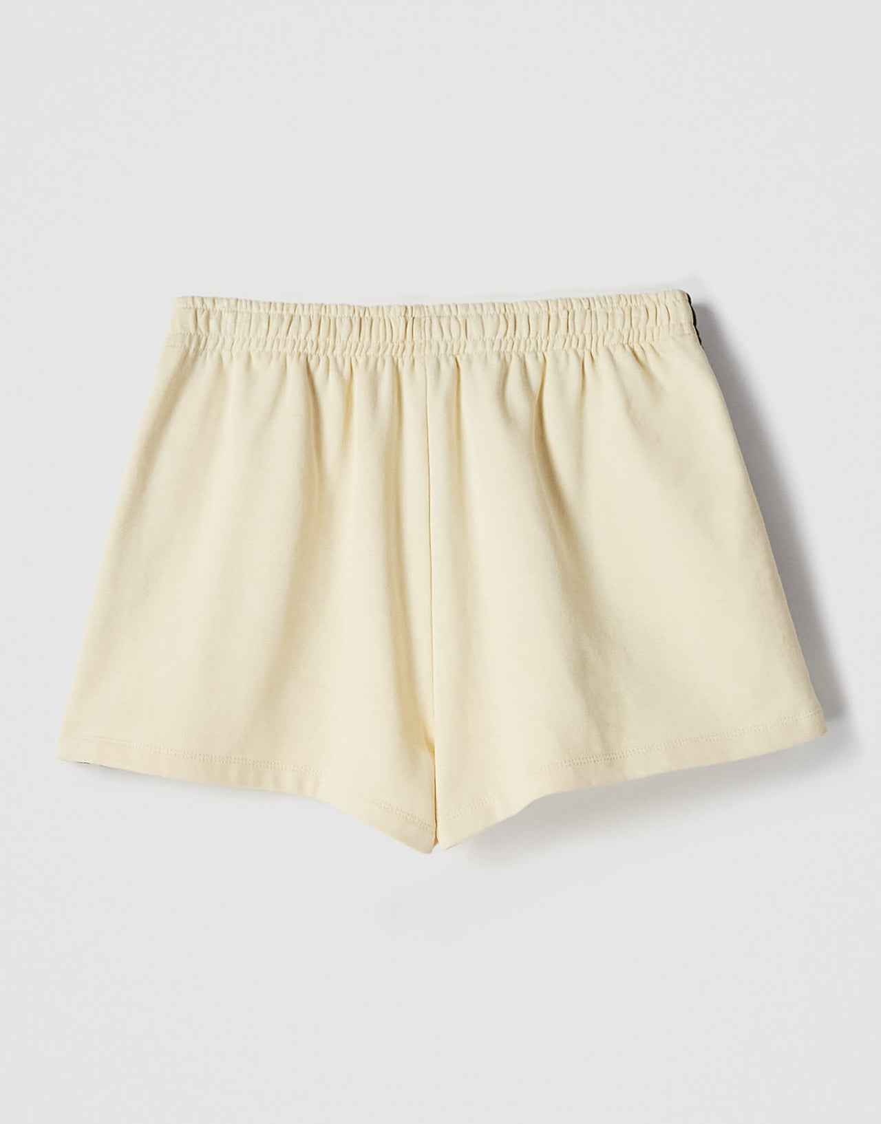 adidas Originals x ASOS jersey mini short in buttermilk