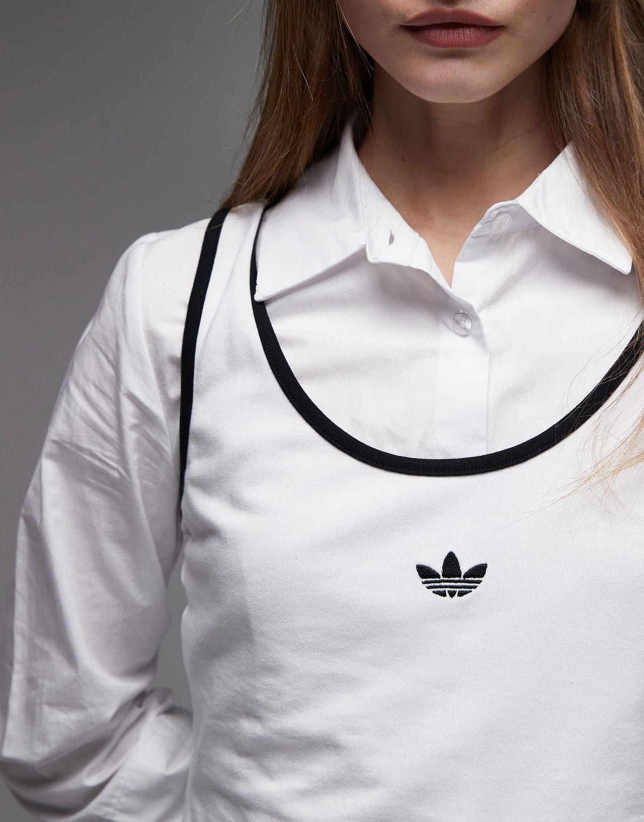 adidas Originals x ASOS vest in white