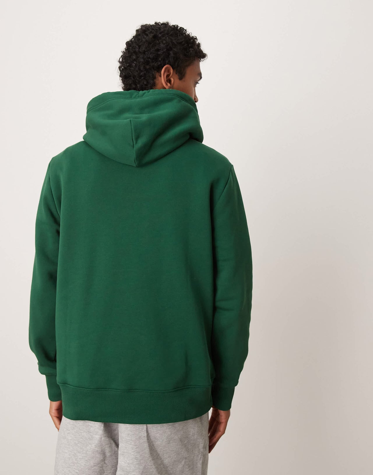 GANT collegiate logo hoodie in green