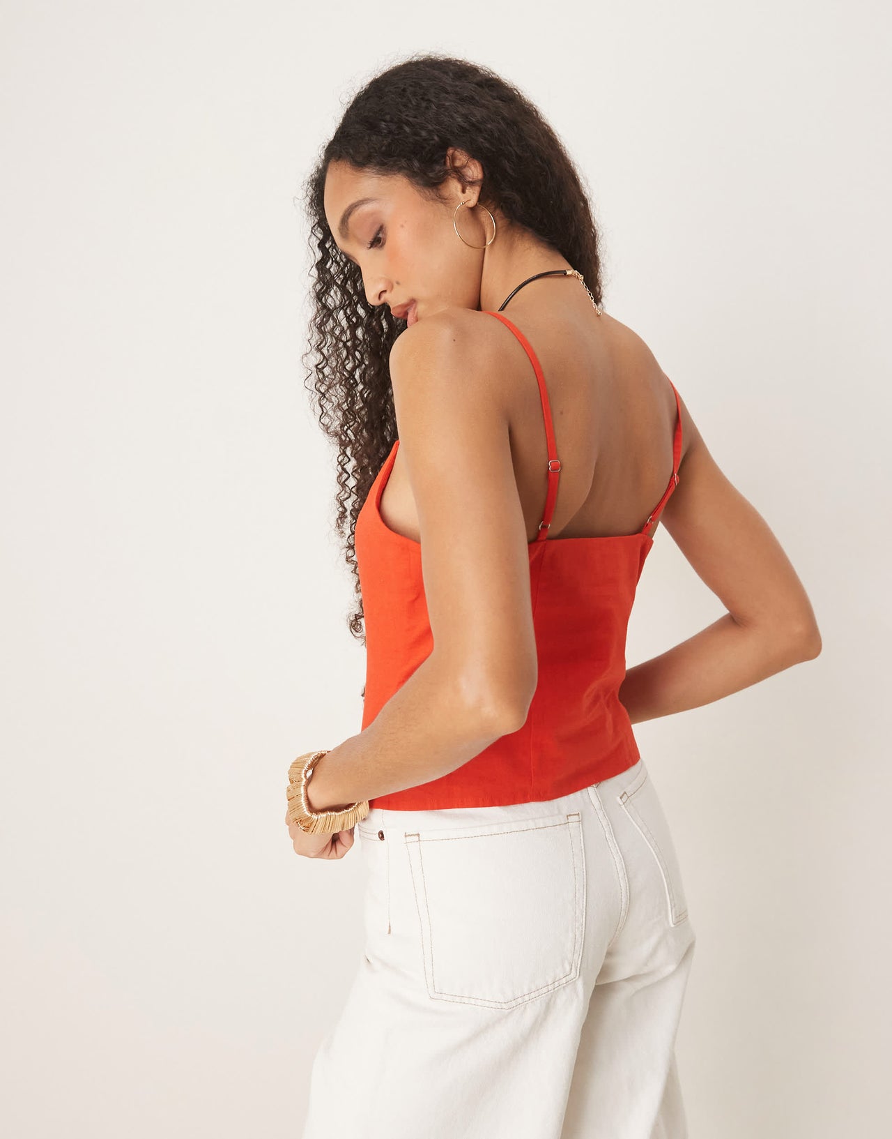 Nobody's Child Celine strappy waistcoat in red