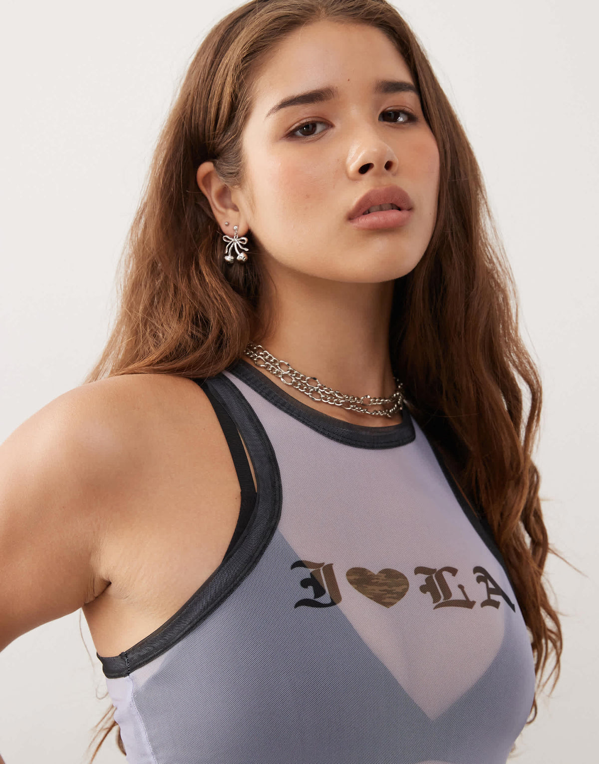 COLLUSION mesh graphic tank