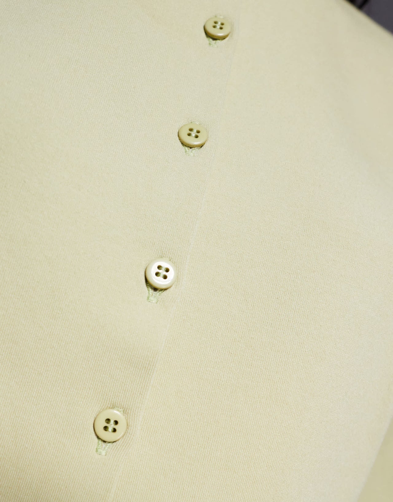 ASOS DESIGN interlock boxy shirt with button through detail in sage