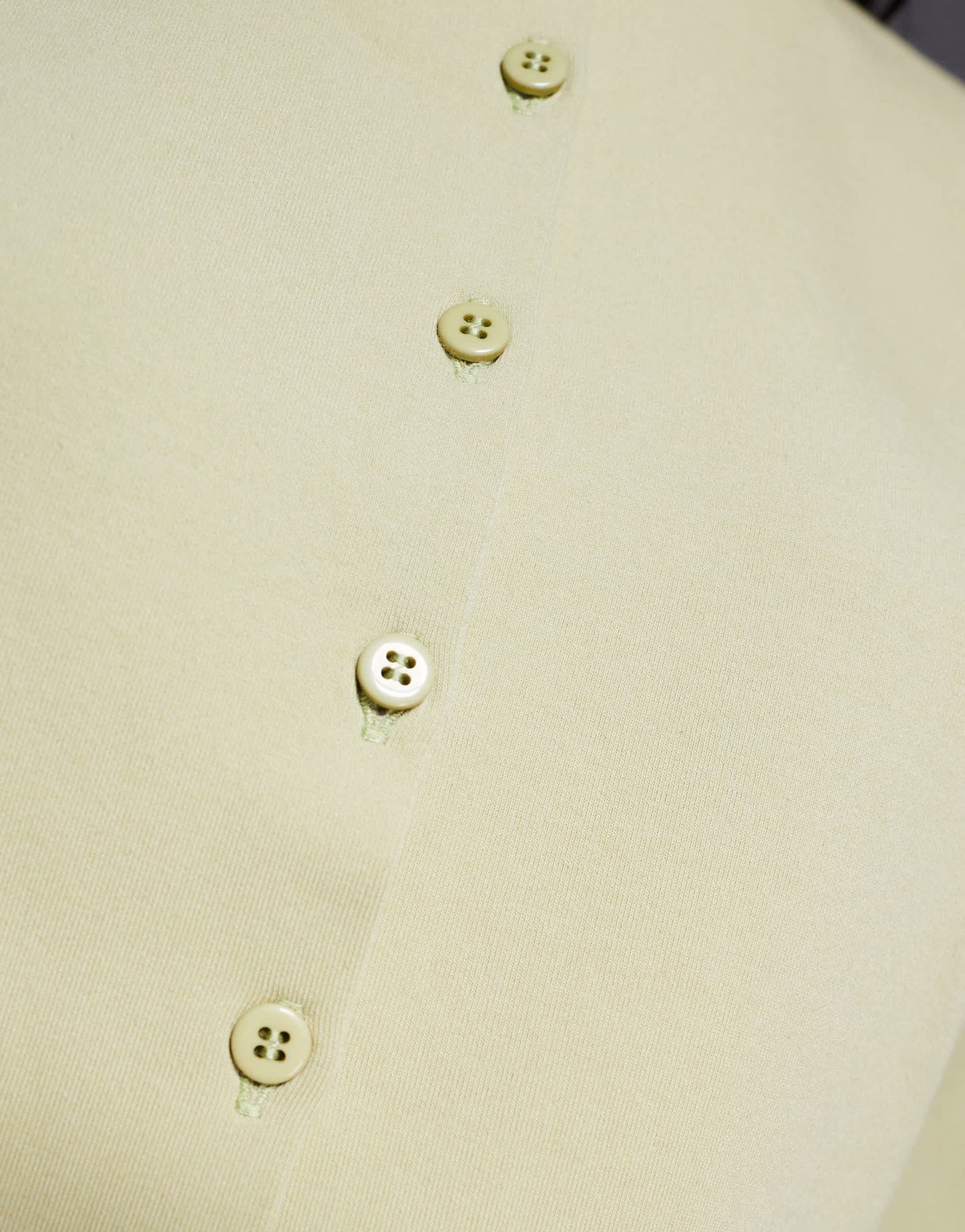 ASOS DESIGN interlock boxy shirt with button through detail in sage