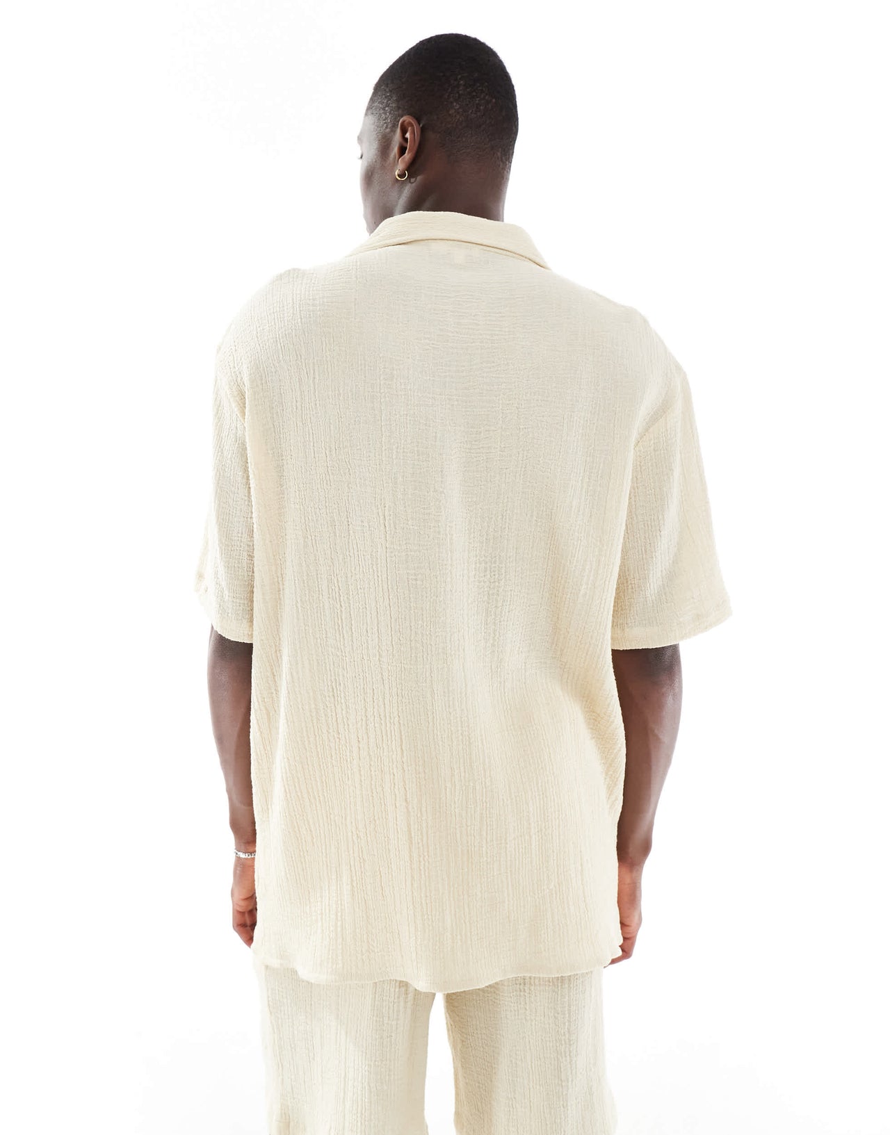 Sol Beach soft touch beach shirt in cream