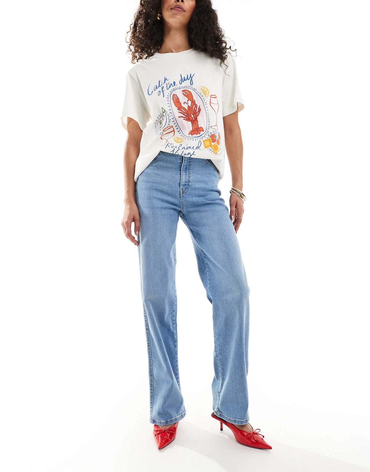 Dr Denim Moxy straight leg jeans in vale light wash blue