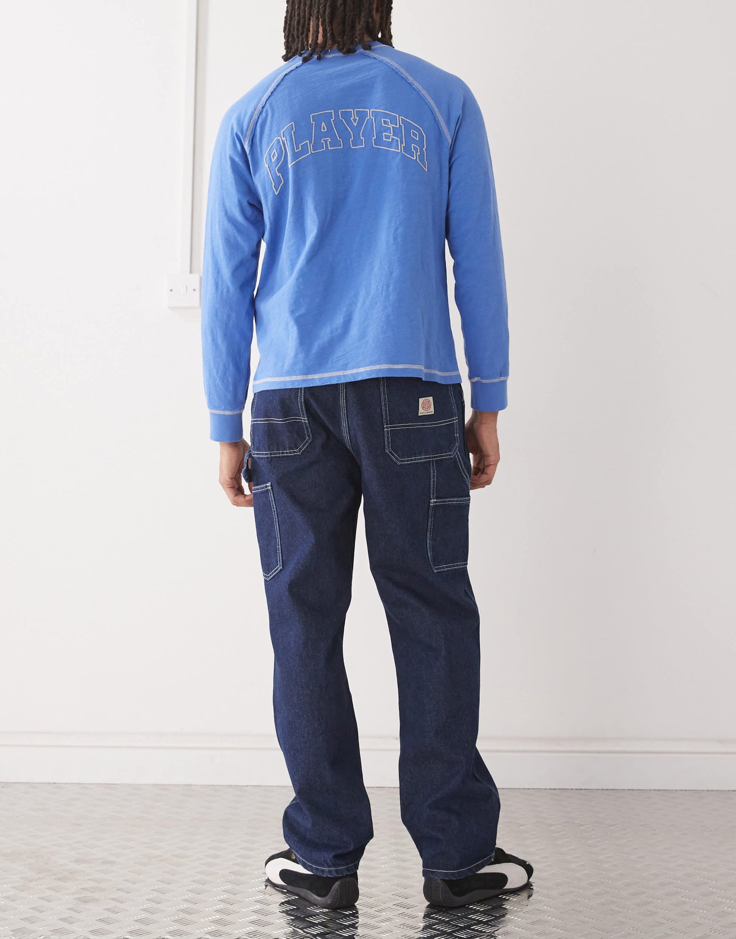 Deus Ex Machina big fella denim pants in indigo