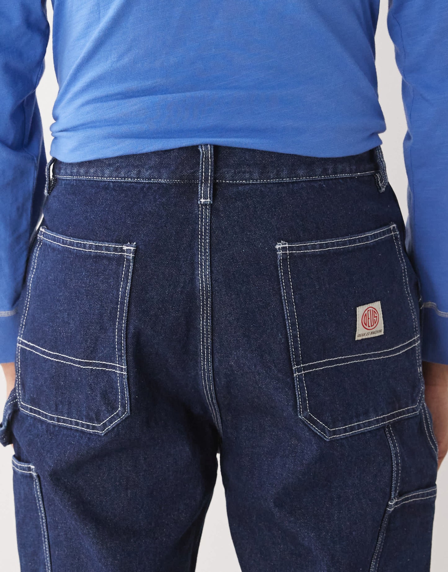 Deus Ex Machina big fella denim pants in indigo