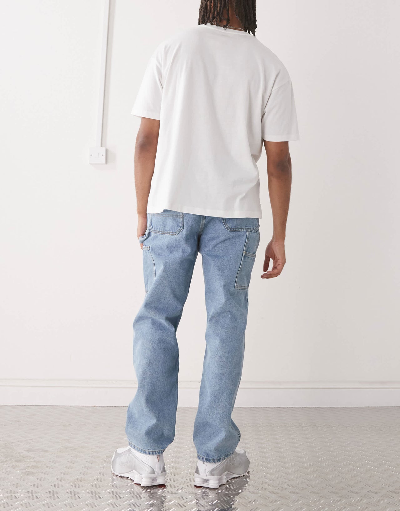 Deus Ex Machina big fella denim pants in light blue