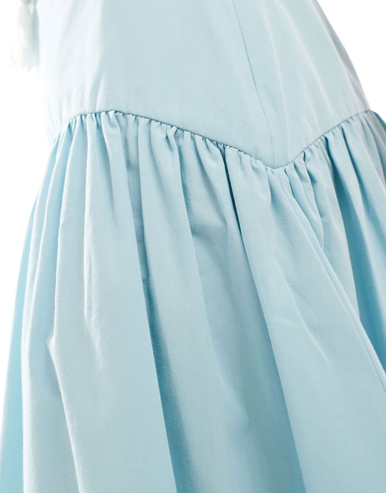 ASOS DESIGN drop waist maxi skirt in blue