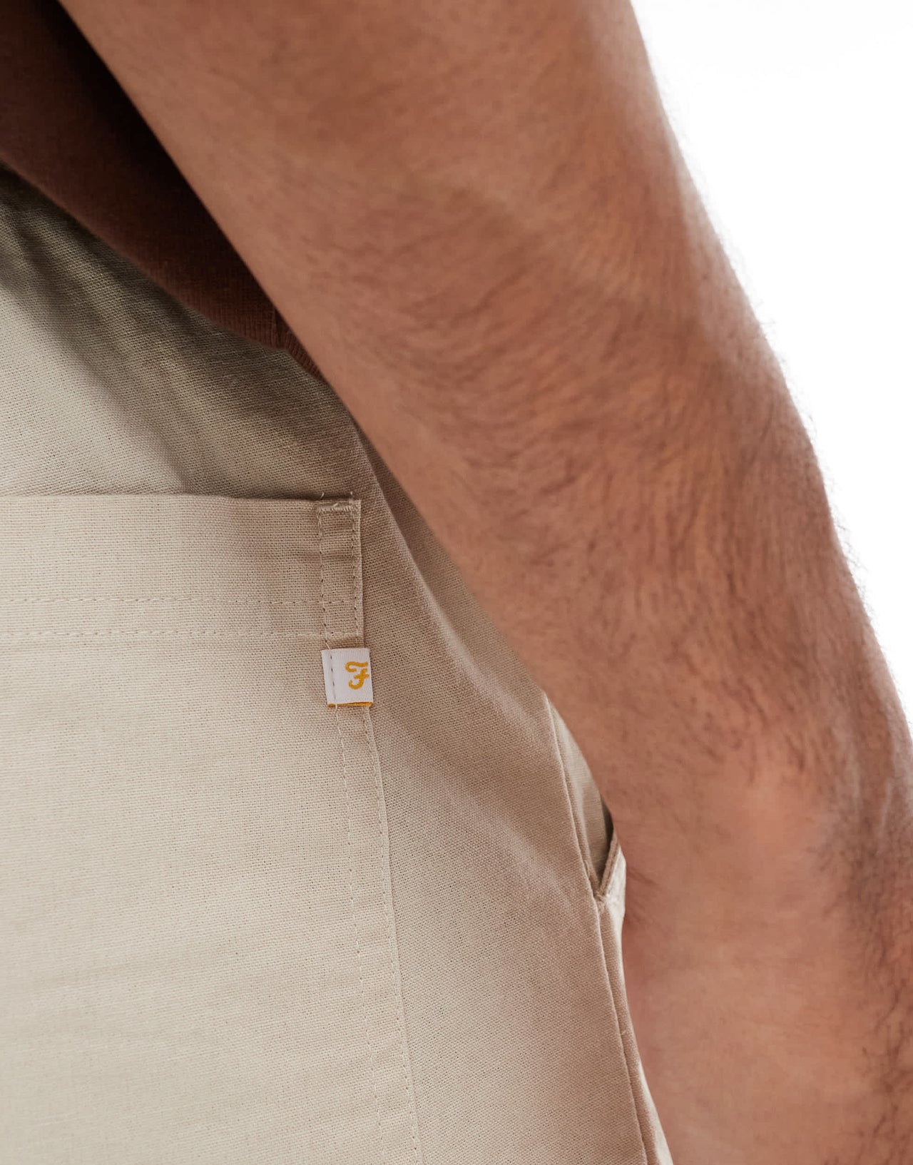 Farah sepel shorts in beige