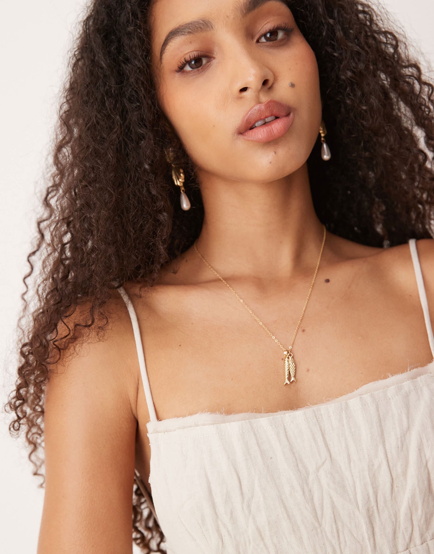 Mango linen blend textured mini dress with frayed neckline in light biege