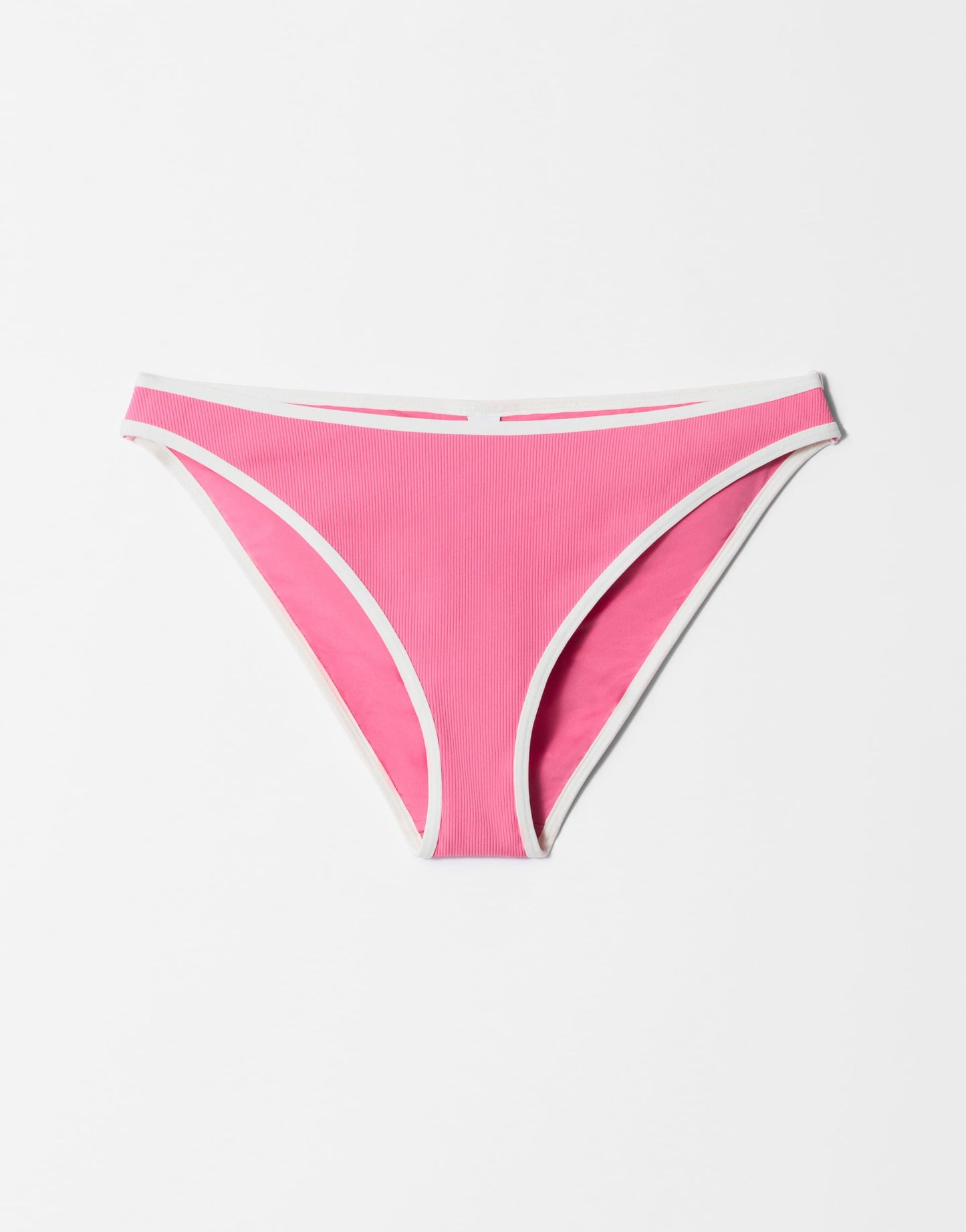 & Other Stories contrast bikini bottoms in pink rib