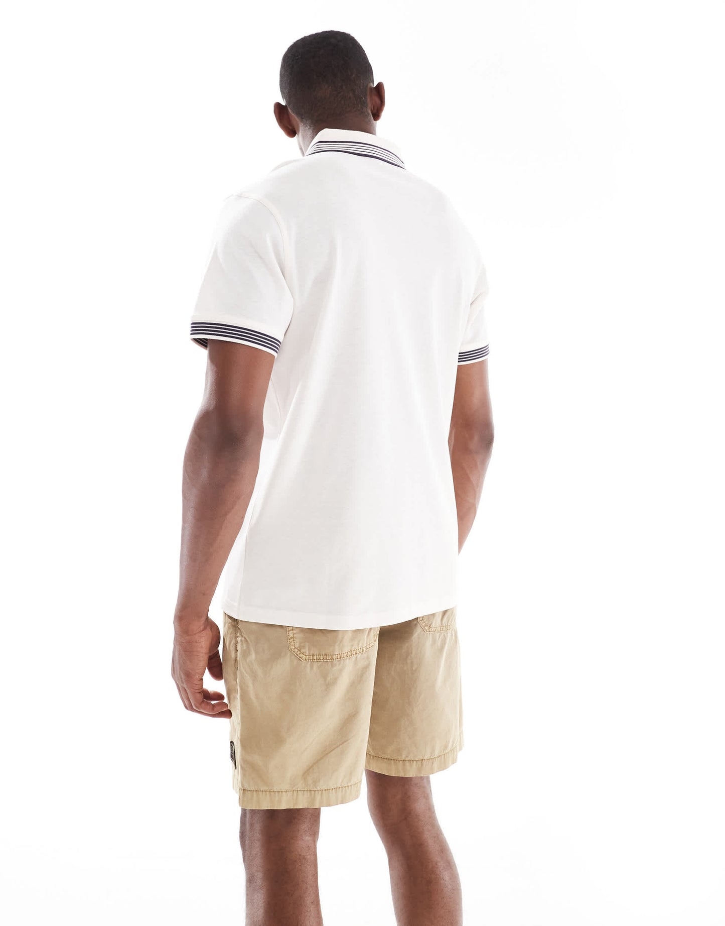 Barbour International buckley garment dyed shorts in beige