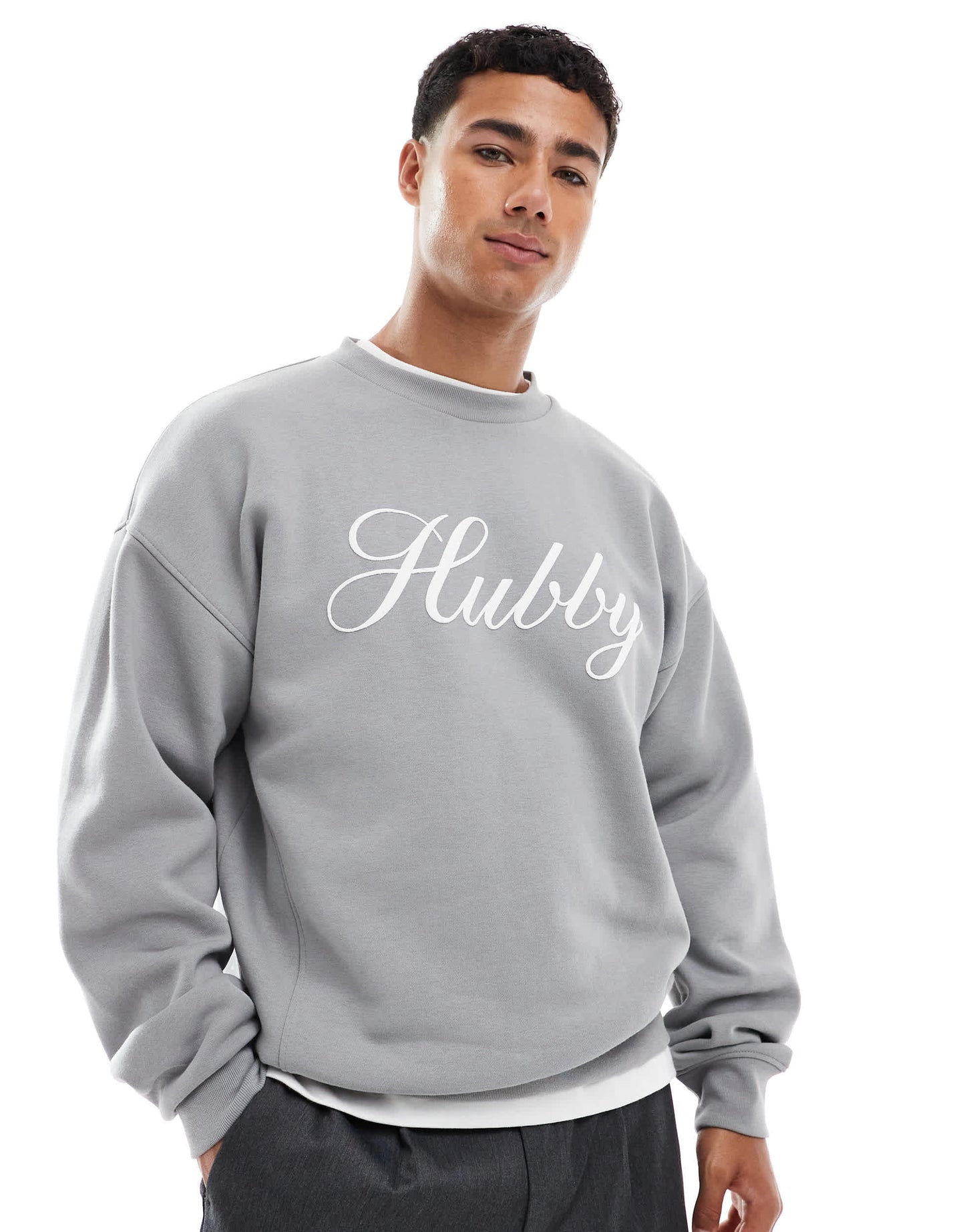 Six Stories Hubby sweatshirt in grey