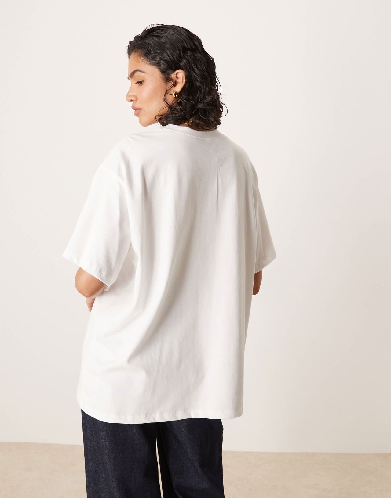 ASOS DESIN oversized t-shirt with shellseekers graphic