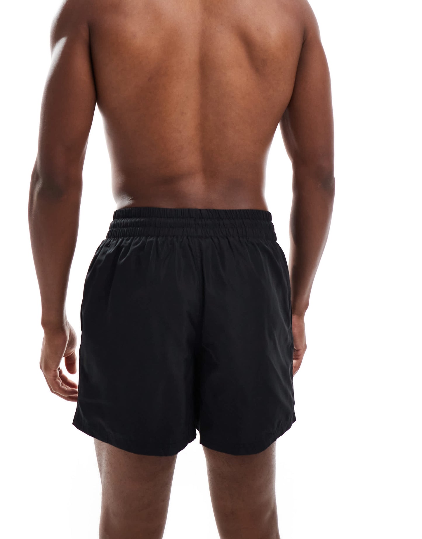 New Era swim short in black