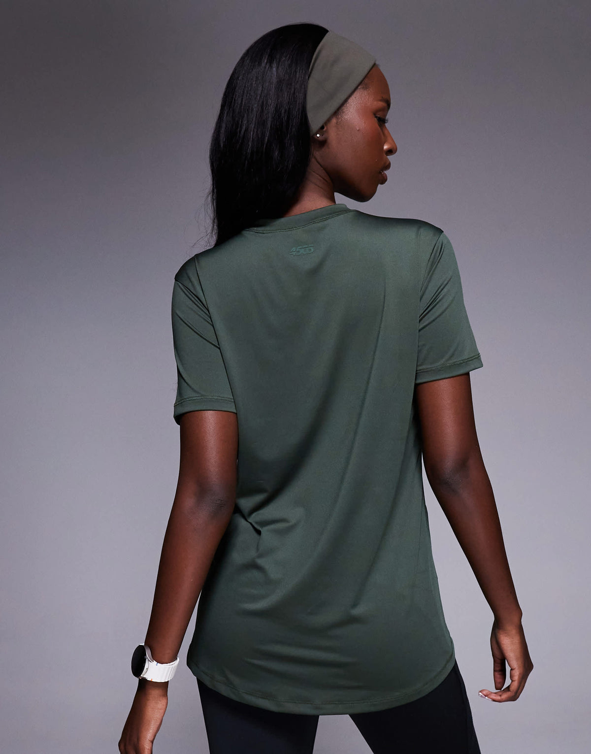 4505 Icon active quick dry performance t-shirt in dark green