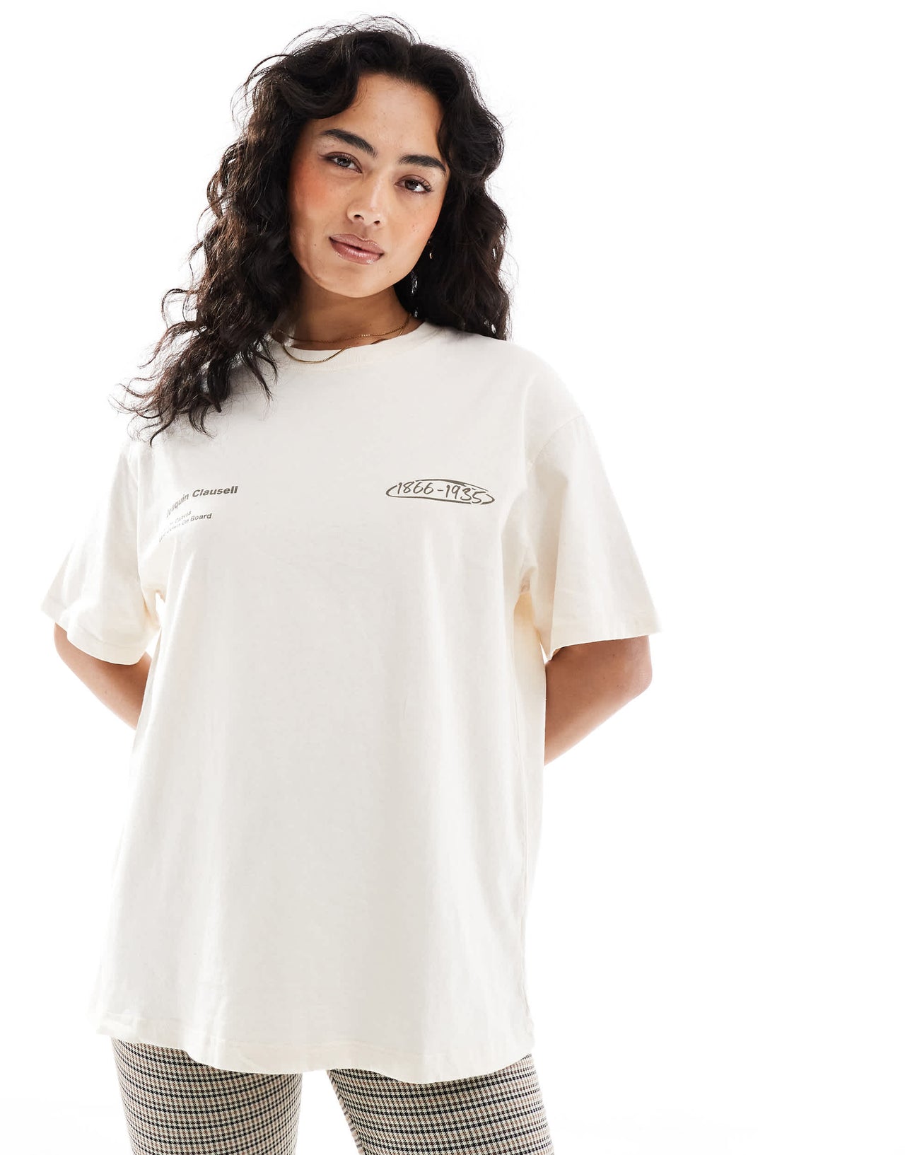 Pull&Bear Van Gogh graphic tee in ecru