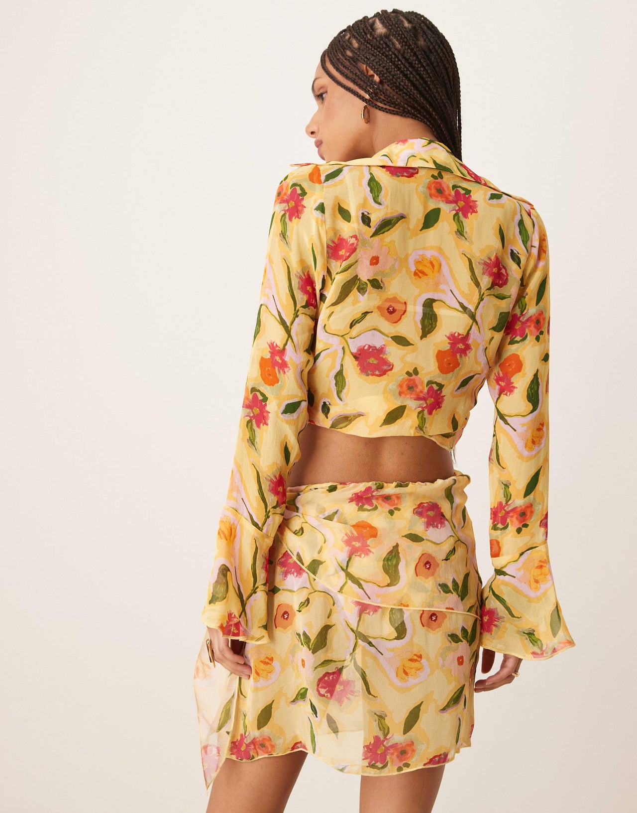 Wild Lovers Studio 54 beach skirt in floral