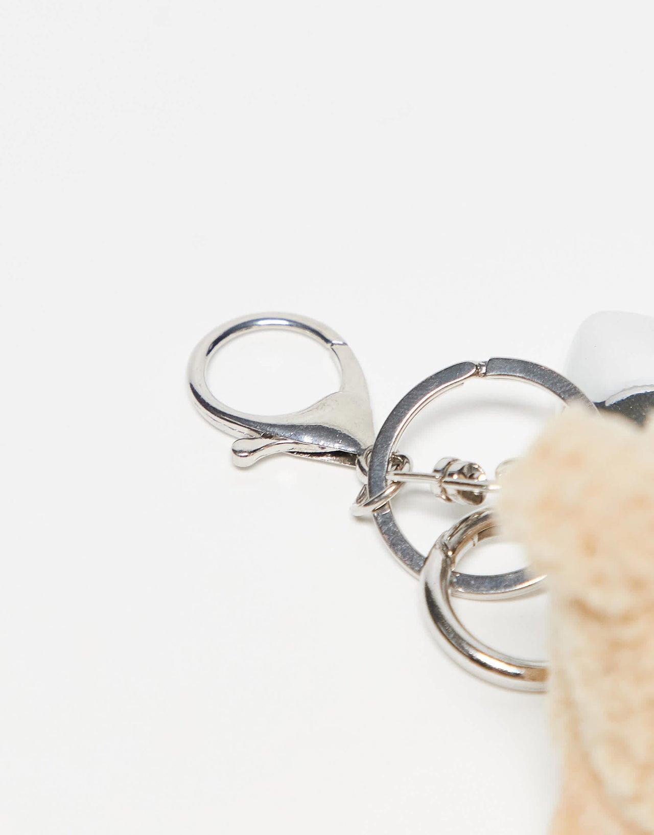 Kaiia exclusive pearl chain teddy bear bag charm in multi