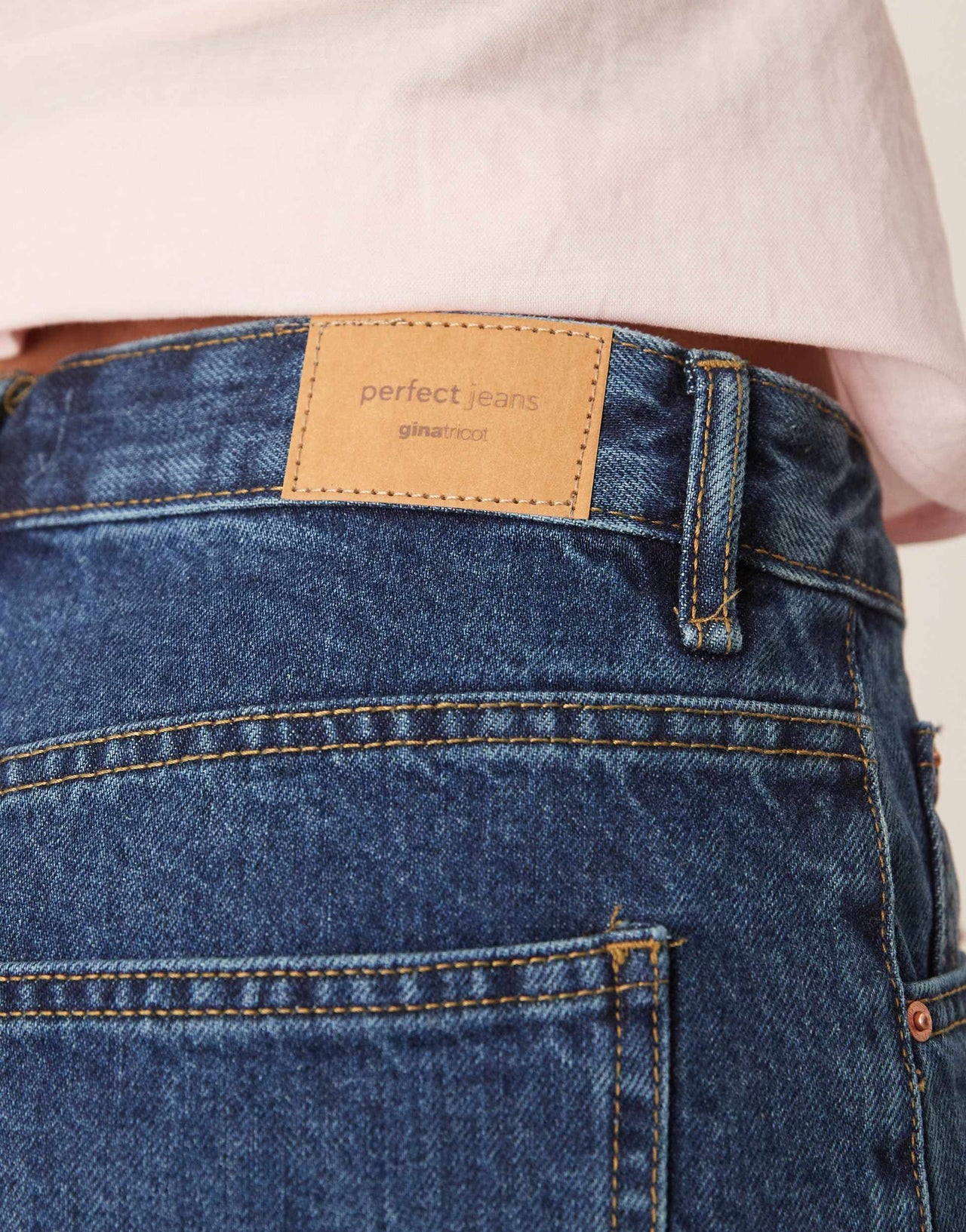 Gina Tricot denim shorts in midwash blue