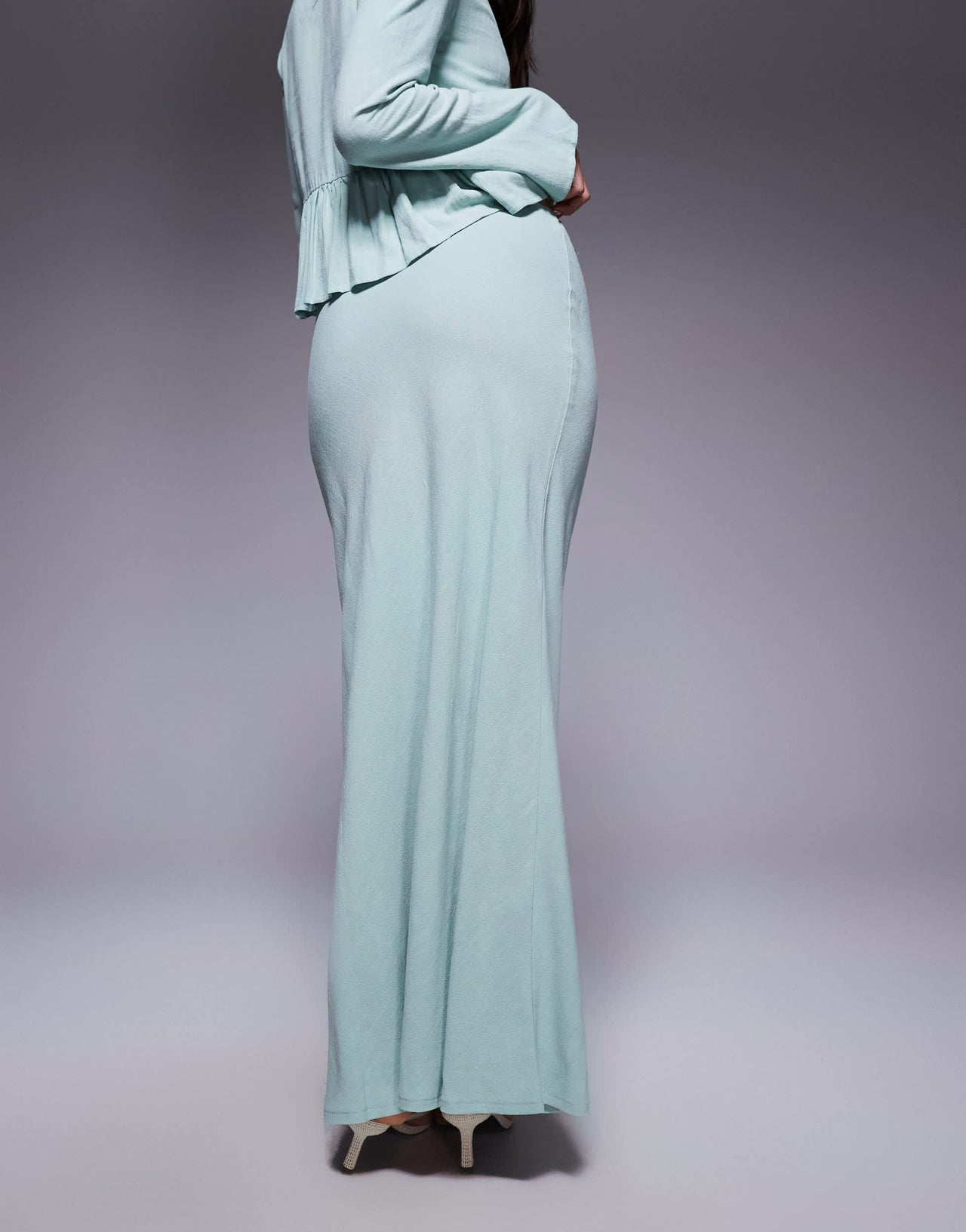 Daska linen skirt co-ord in sage