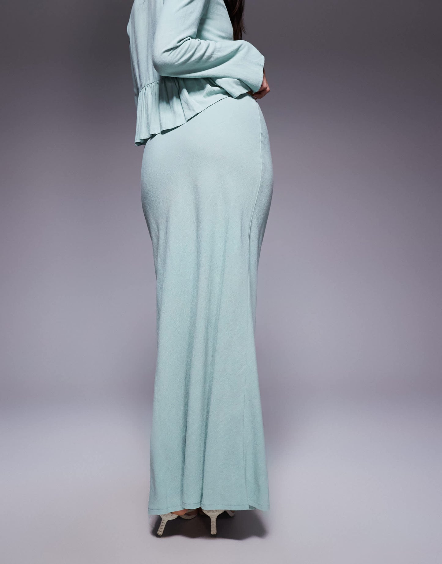 Daska linen skirt co-ord in sage