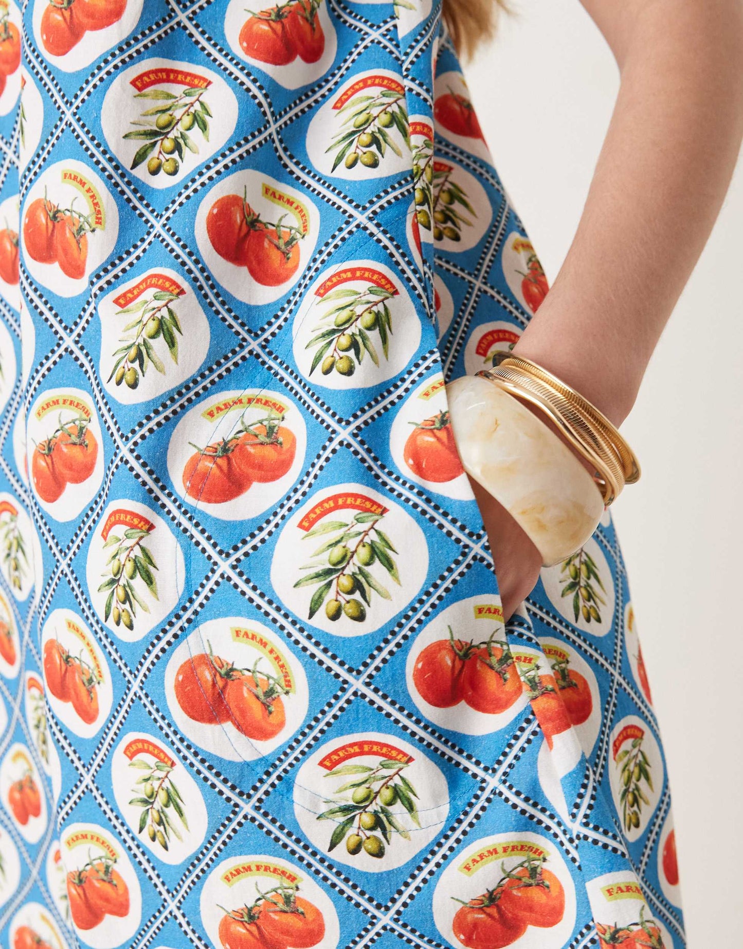 ASOS DESIGN shift mini dress with pockets in print