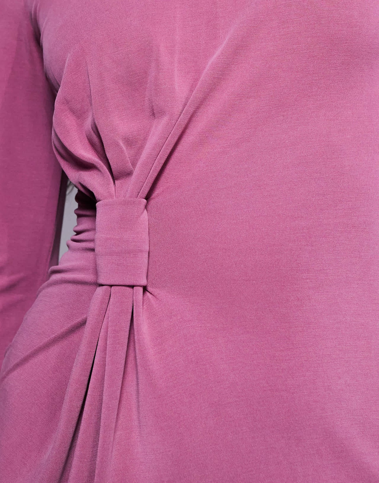 ASOS DESIGN modal twist knot detail maxi dress in mauve