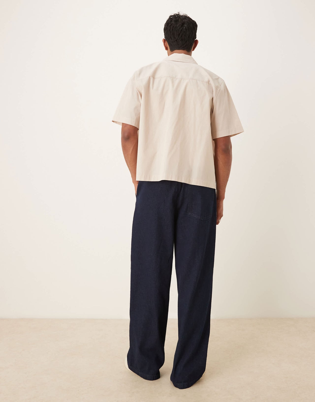 ASOS DESIGN extreme baggy lightweight jean in raw wash