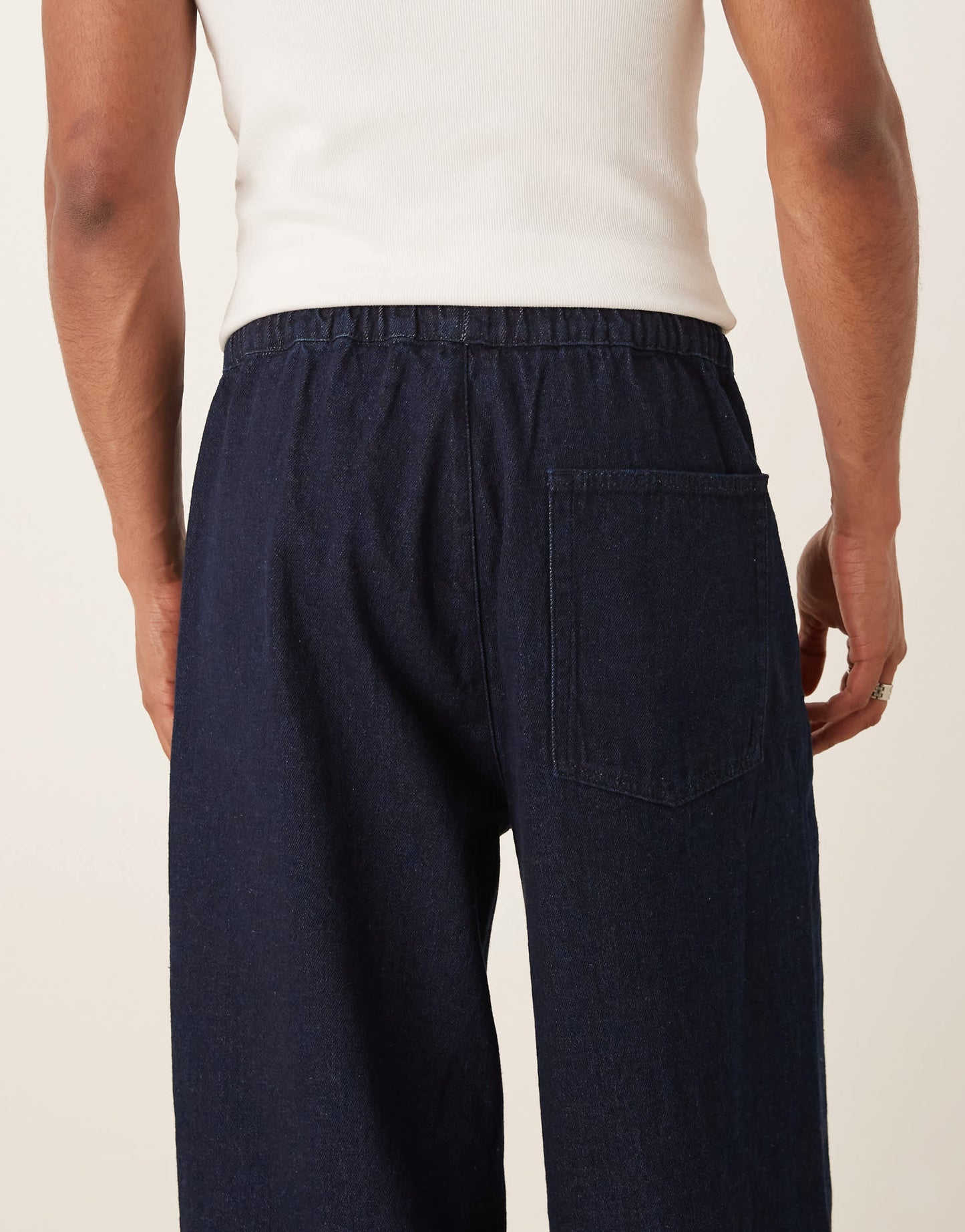 ASOS DESIGN extreme baggy lightweight jean in raw wash