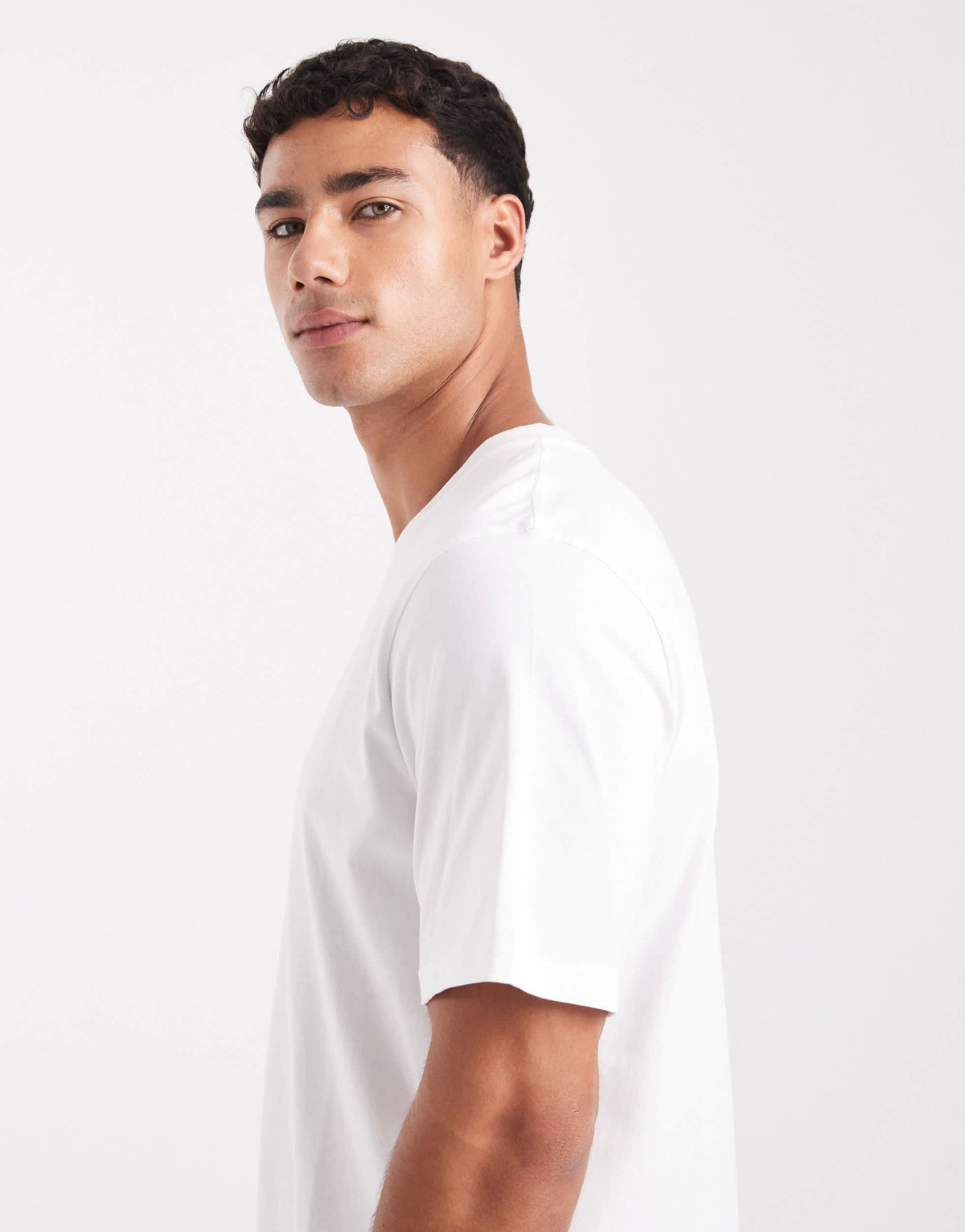 Jack & Jones relaxed t-shirt with originals print in white