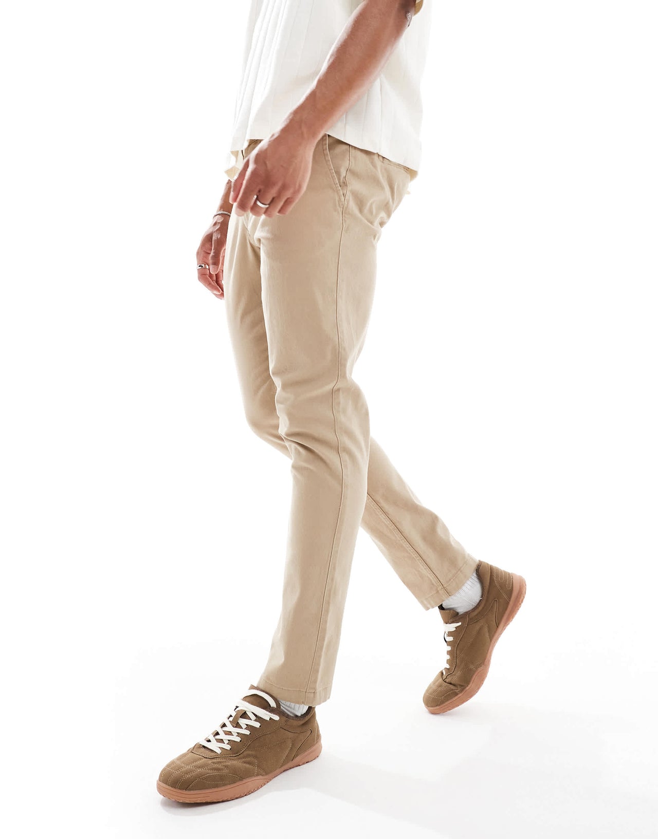 Jack & Jones slim fit chino in beige