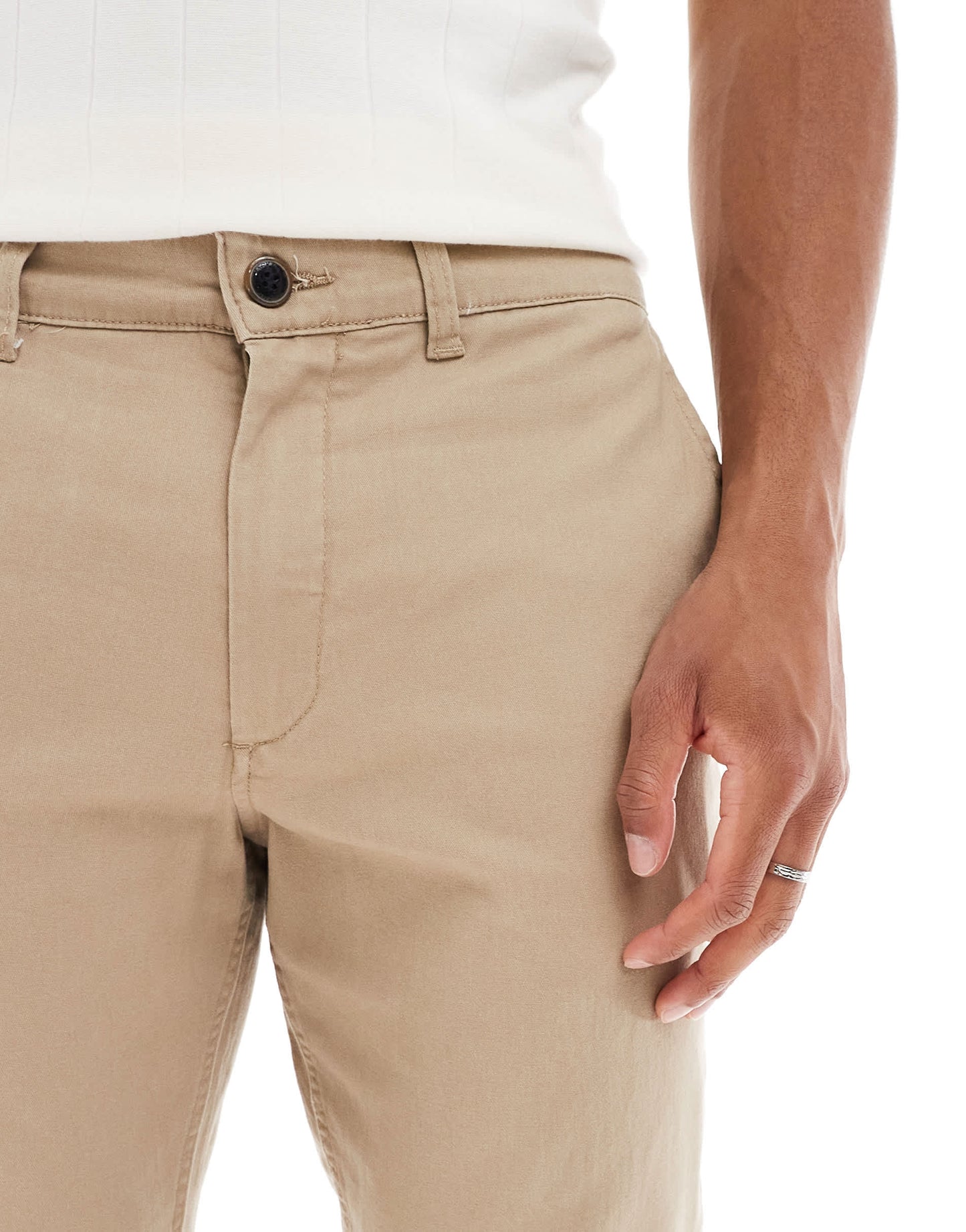 Jack & Jones slim fit chino in beige