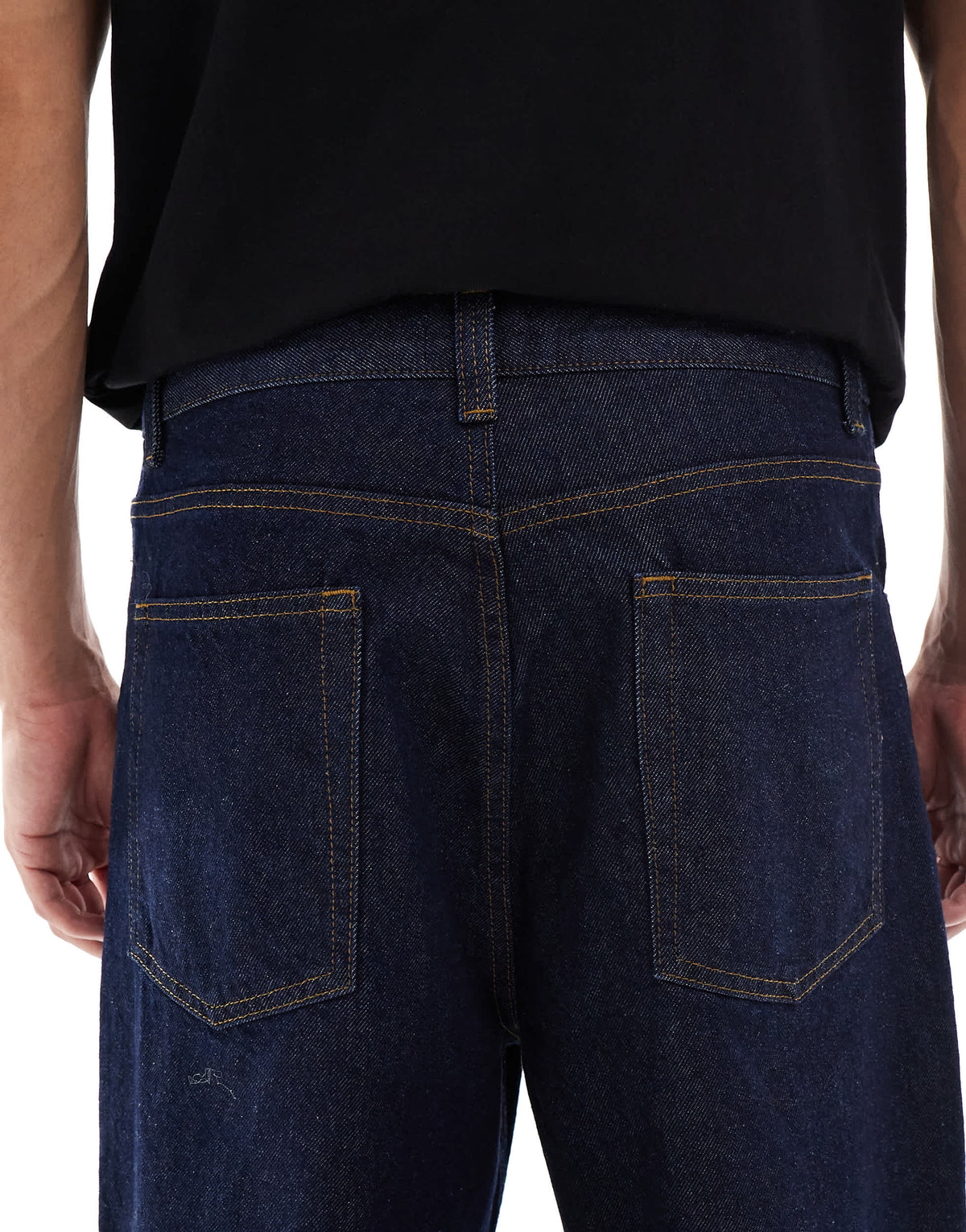 ASOS DESIGN loose jeans in raw wash
