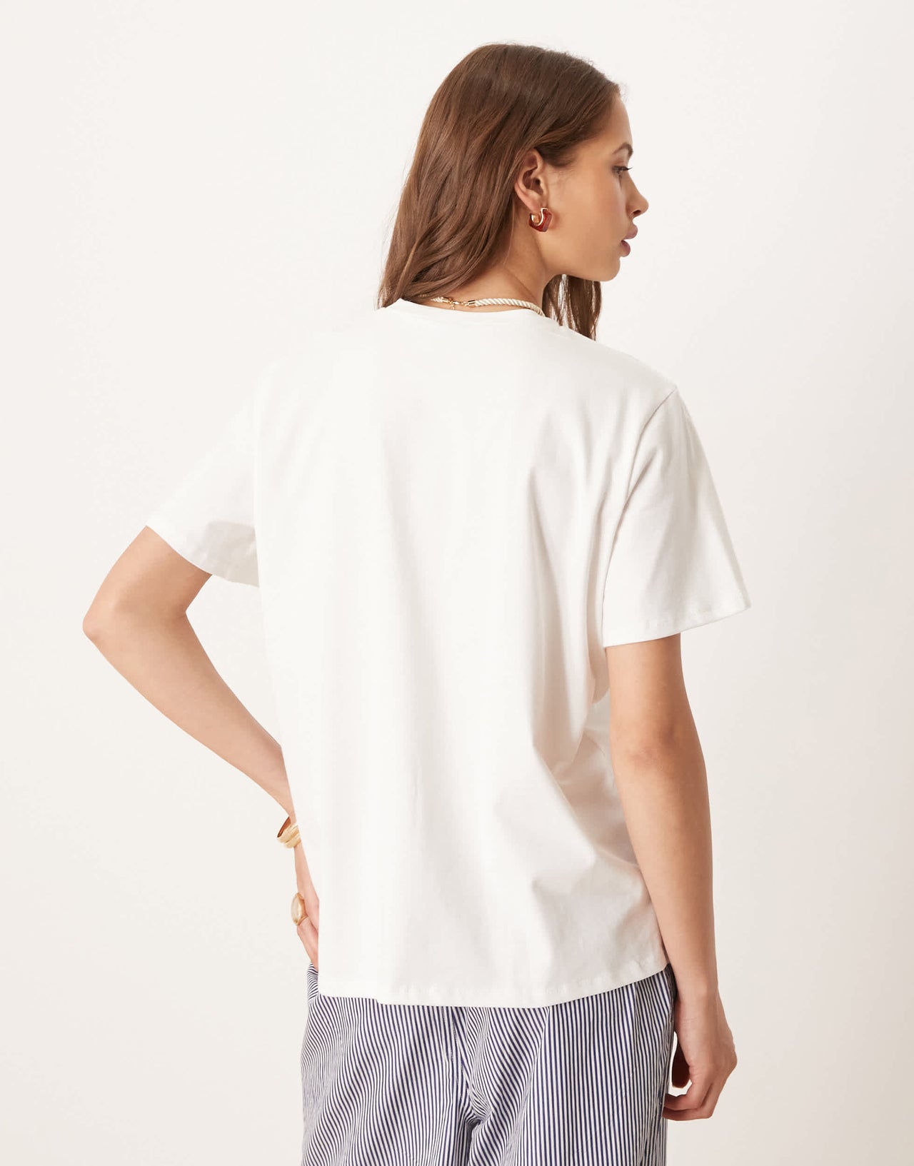 ASOS DESIGN regular fit t-shirt with lemon graphic in white